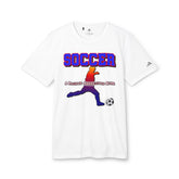 Soccer A Passive Aggressive Game - adidas® Unisex Sport T-shirt - Witty Twisters Fashions